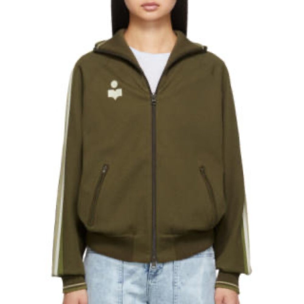 Isabel Marant Etoile Khaki Darcey Sweatshirt 38